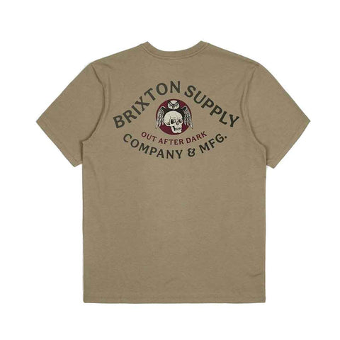 Brixton Potion S/S Tee - Oatmeal Back