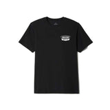 Brixton Regal S/S Tee - Black/White Front