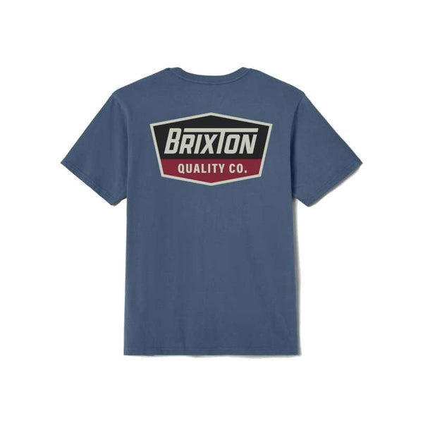 Brixton Regal S/S Tee - Harbor Blue/Black/Stone