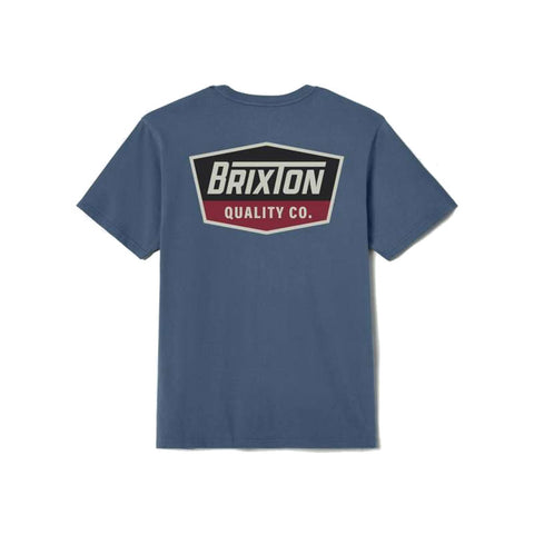 Brixton Regal S/S Tee - Harbor Blue/Black/Stone