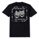 Brixton Smiles Always S/S Tee - Black Worn Wash