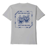 Brixton Smiles Always S/S Tee - Pebble Stone Worn Wash