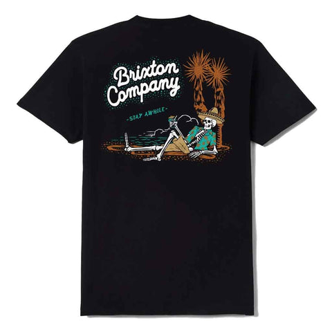 Brixton Stay While S/S Tee - Black