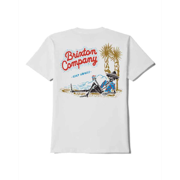 Brixton Stay While S/S Tee - White
