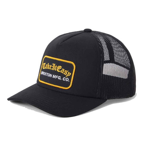 Brixton Take it Easy C MP Trucker Hat - Washed Black