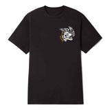 Brixton Wolcott S/S Tee - Black Worn Wash