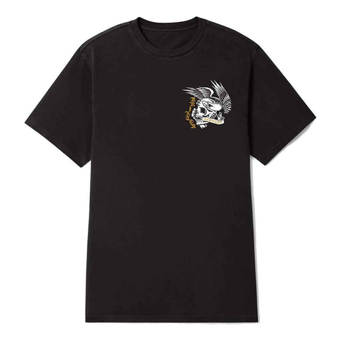 Brixton Wolcott S/S Tee - Black Worn Wash
