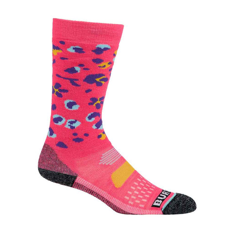 Burton 25/26 Kid's Performance Midweight Socks - Wildcat Floral