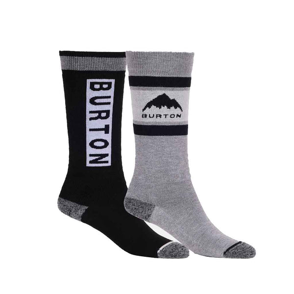 Burton 24/25 Kid's Weekend Midweight 2pk Sock - True Black