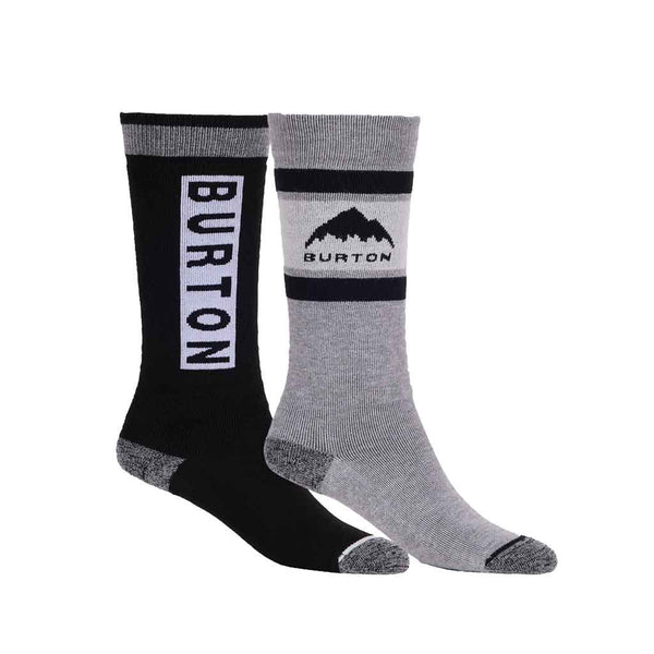 Burton 25/26 Kid's Weekend Midweight 2pk Sock - True Black