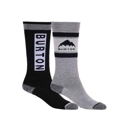 Burton 25/26 Kid's Weekend Midweight 2pk Sock - True Black