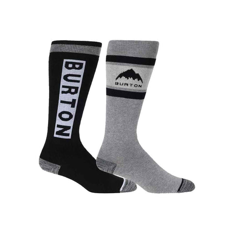 Burton 24/25 Women's Weekend Midweight 2pk Socks - True Black