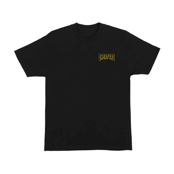 Creature Brainwash S/S Heavyweight Tee - Black Front