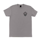 Creature Bonehead Flame S/S Tee - Med Grey