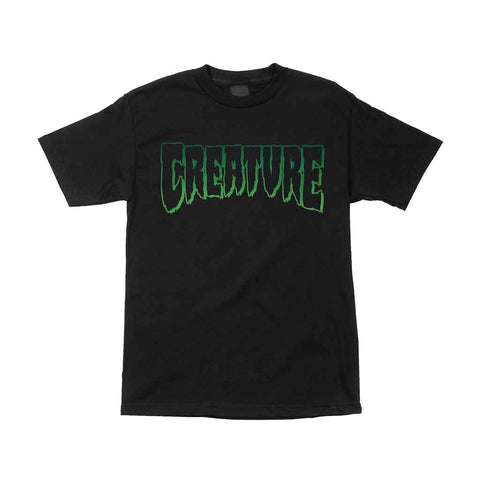 Creature Logo Outline S/S Tee - Black