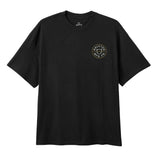 Brixton Crest II S/S Tee - Black/Off White/Copper (Front)