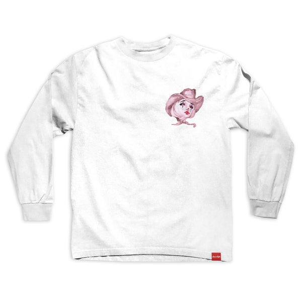 Chocolate Dream Rodeo L/S Tee - White