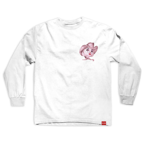 Chocolate Dream Rodeo L/S Tee - White