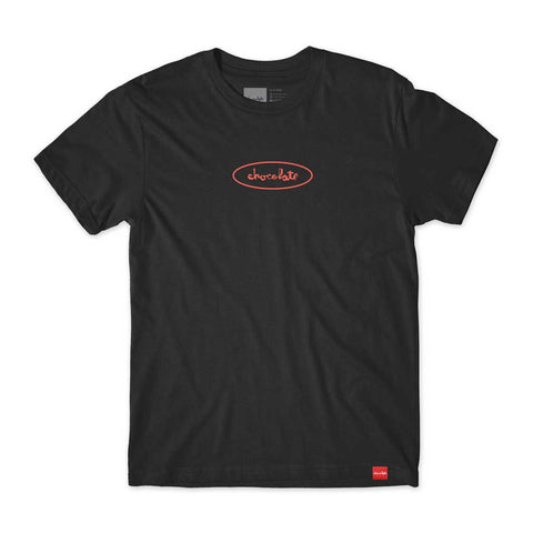 Chocolate Oval Chunk S/S Tee - Black