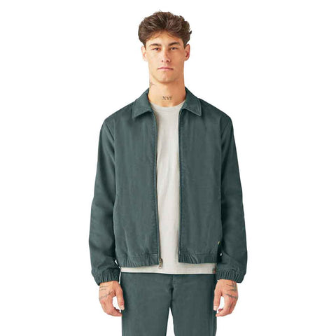 Dickies Lined Corduroy Jacket - Lincoln Green Front