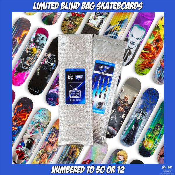 Color Bars DC Comics Blind Bag Skateboard