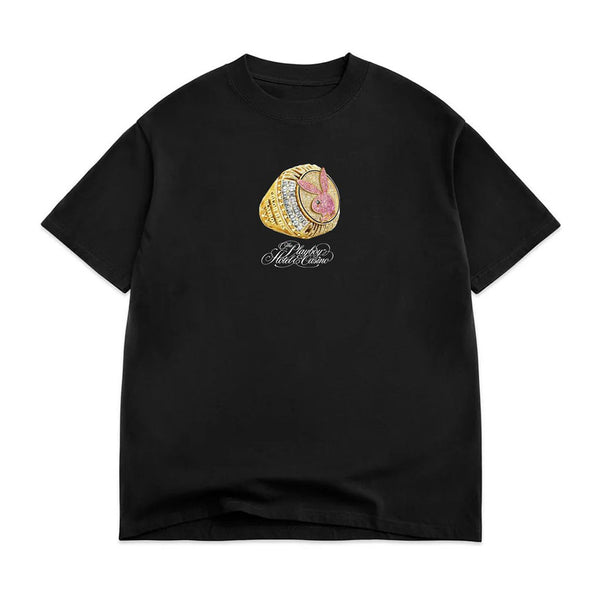 Color Bars x Playboy Champion Ring S/S Tee - Black