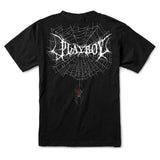 Color Bars x Playboy Black Widow S/S Tee - Black/White
