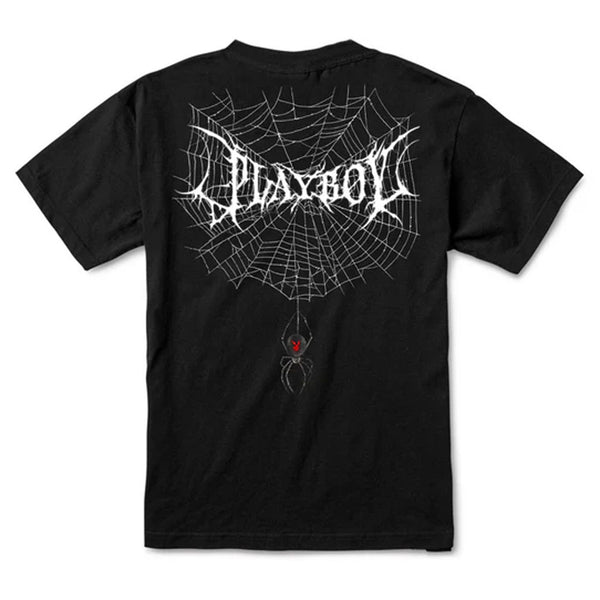 Color Bars x Playboy Black Widow S/S Tee - Black/White