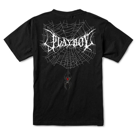 Color Bars x Playboy Black Widow S/S Tee - Black/White