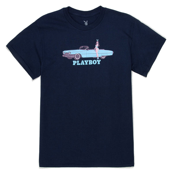 Color Bars x Playboy Car Show S/S Tee - Navy
