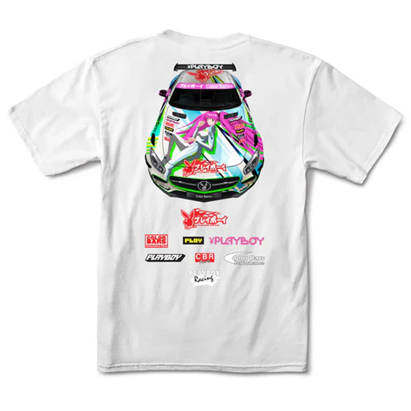 Color Bars x Playboy Livery S/S Tee - White