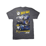 DGK See Ya S/S Tee - Charcoal Back