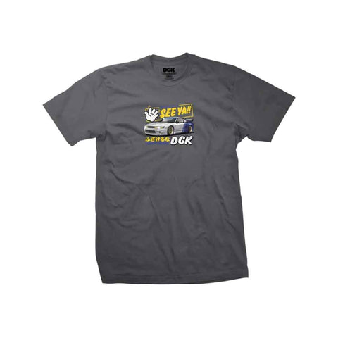 DGK See Ya S/S Tee - Charcoal