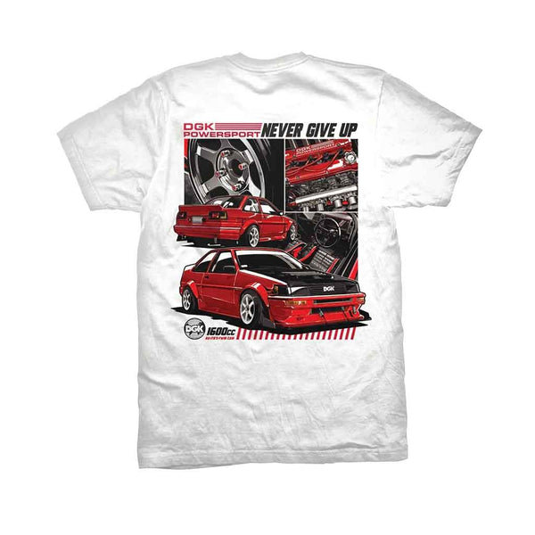 DGK Twin Cam S/S Tee - White