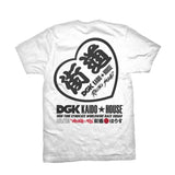 DGK x Kaido House Konbini SS Tee - White back