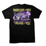 DGK x Kaido House Roulette Racer Tee - Black Back