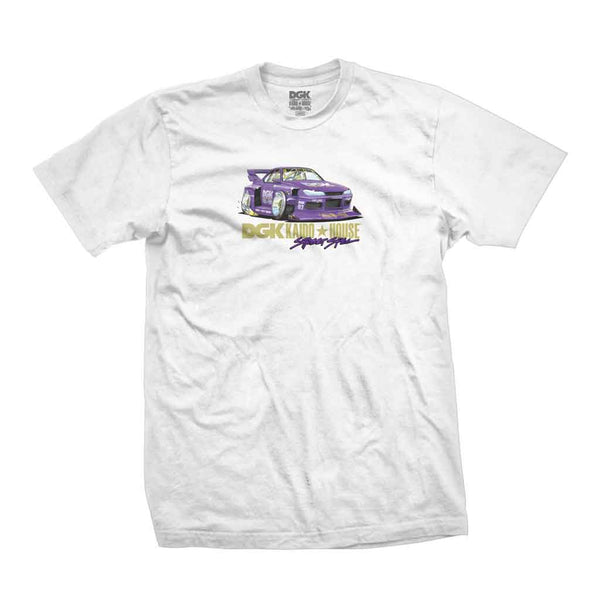 DGK x Kaido House Roulette Racer Tee - White