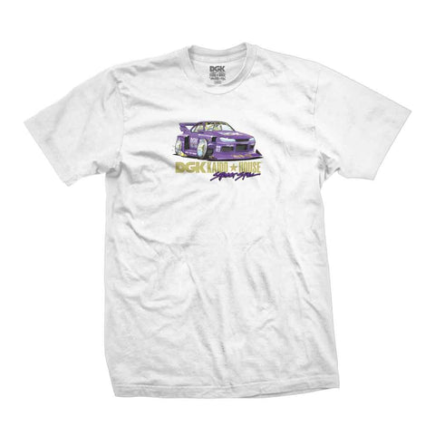 DGK x Kaido House Roulette Racer Tee - White