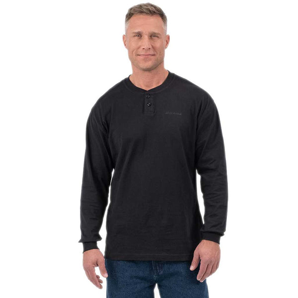 Dickies L/S Henley Shirt - Knit Black