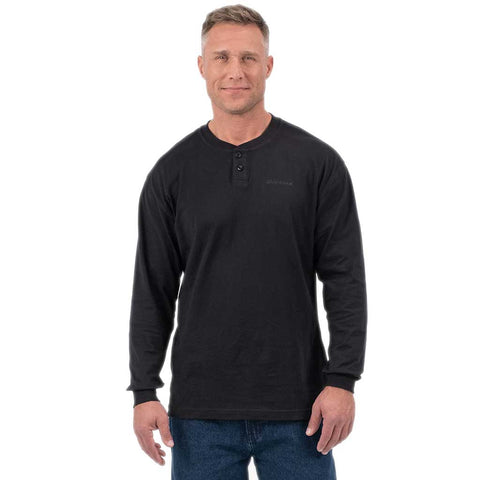 Dickies L/S Henley Shirt - Knit Black