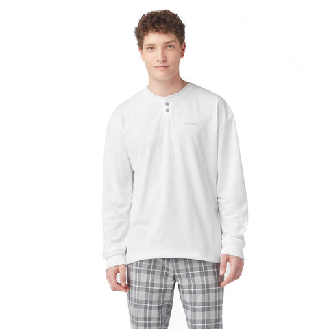 Dickies L/S Henley Shirt - White