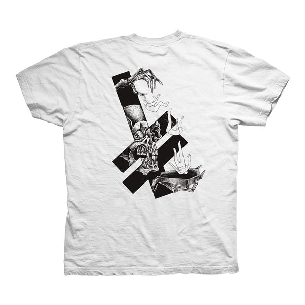 Deathwish Trapped S/S Tee - White