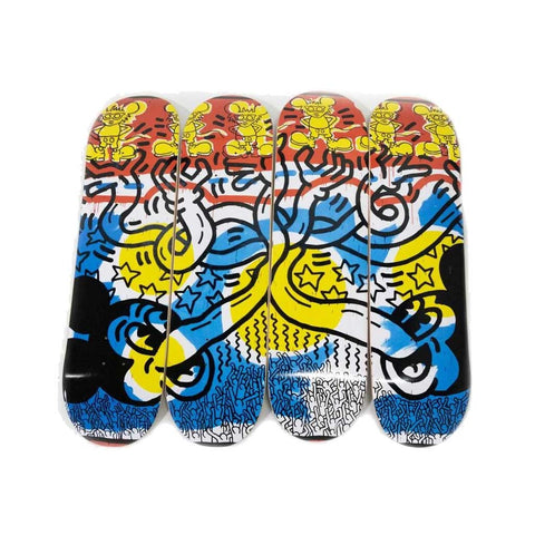 Diamond x Micket Mouse x Keith Haring Hands 4 Deck Set