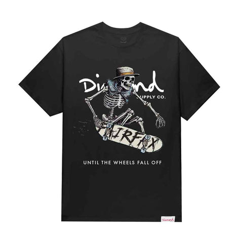 Diamond Skull Tail Grab Tee - Black