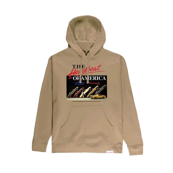 Diamond x Chevrolet Heartbeat Hoodie - Sand