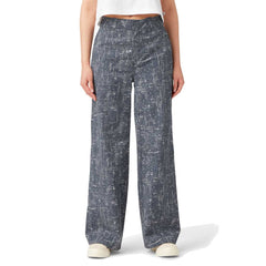Dickies Women's Wide Leg Work Pant - Rinsed Ink