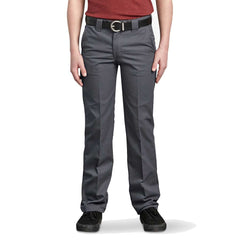 Dickies Boys Twill Pant Slim Straight - Charcoal