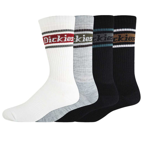 Dickies Skate Rugby Stripe Socks 4P - Assorted