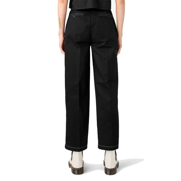 Dickies Women's Double Knee Pant Black Boarders