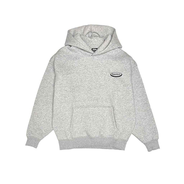 Boarders Oval P/O Hoodie - Heather Grey